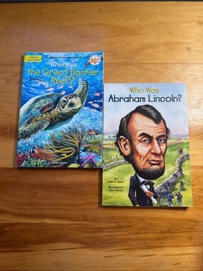 🌈2/$8  2-Book Bundle Where Is & Who Was Series